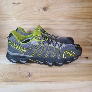 La Sportiva Quantum Trail Running Sneakers Men's 8.5 Gray Green Black